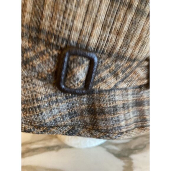 Resistol Brown Gold Fedora Hat Wool Tweed Size 7 1/4 USA - Picture 2 of 10